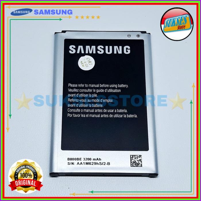 baterai batre battery samsung galaxy note (B800AC) original 100% di  Suksesstore Tokopedia