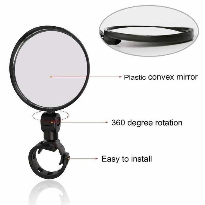 Gambar KACA SPION SEPEDA ADJUSTABLE 360 BICYCLE MIRROR dari Bro&SisStore undefined Tokopedia