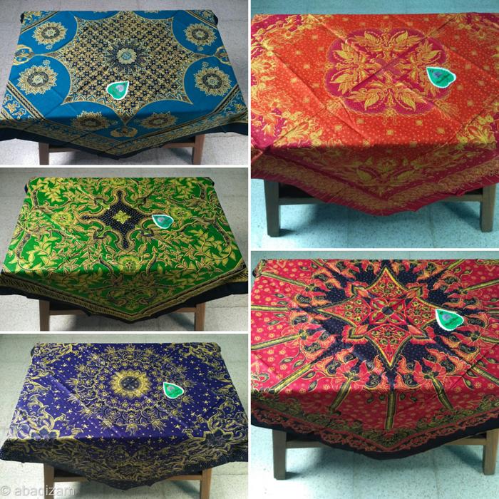 Gambar Taplak meja batik Merak manis Printing dan Jumputan Taplak meja tamu sekolah kantor pesta souvenir oleh oleh - Printing dari Abaqizam undefined Tokopedia