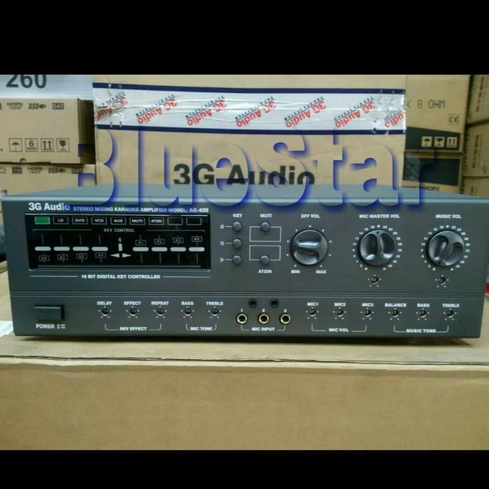 Gambar Amplifier Karaoke 3G Audio AK 400 Original 3G Audio AK400 dari Bluestar Elektronik undefined Tokopedia
