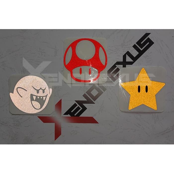 Gambar Cutting Stiker Scotlight Reflektif Karakter Game Super Mario Bros dari Xenonexus undefined Tokopedia