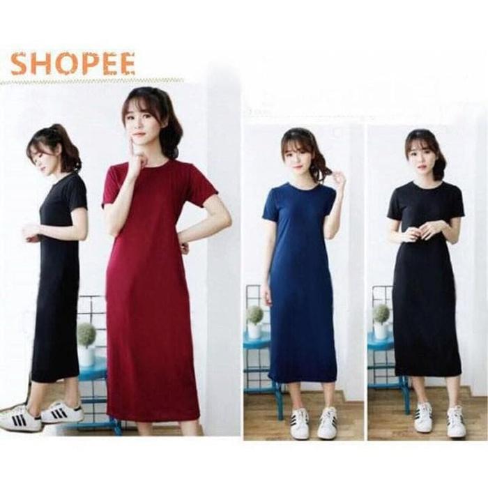 Gambar Woops ELSA PLAIN MAXY YAHUD ORIGINAL YAHUDDDD dari woopsfashion undefined Tokopedia