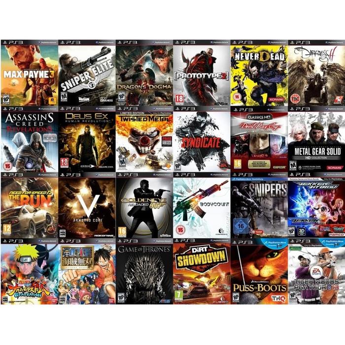 Gambar ISI GAMES PS3 CFW dari Sanindo Jaya Abadi undefined Tokopedia