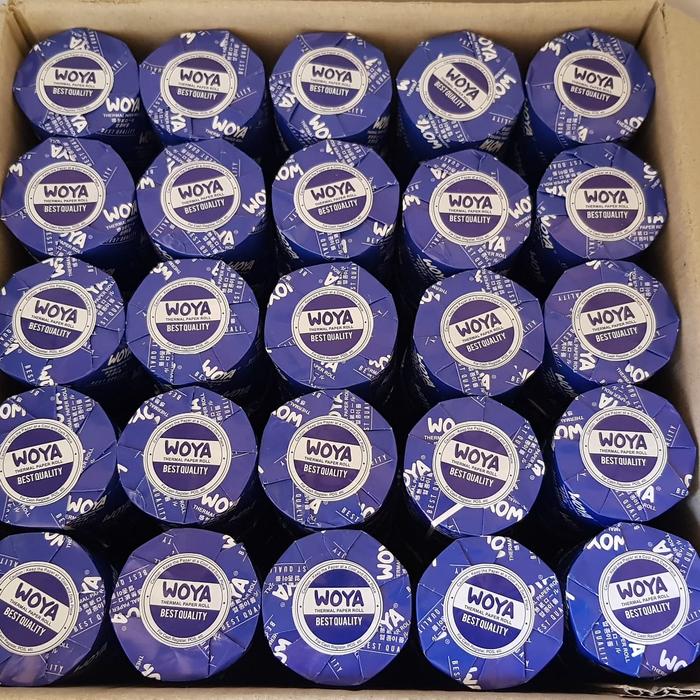 Gambar Kertas Struk Kasir Paper Roll Thermal Printer 58x48 57x48 58 / 57 x 48 dari Hokki Packing Indonesia undefined Tokopedia