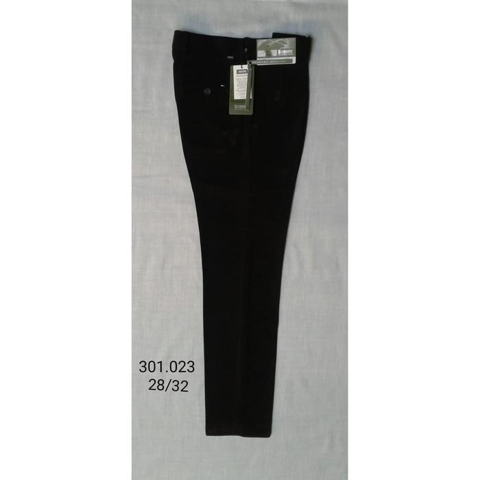 Gambar celana panjang formal / kantor cardinal original slim fit hitam polos dari ham168 undefined Tokopedia