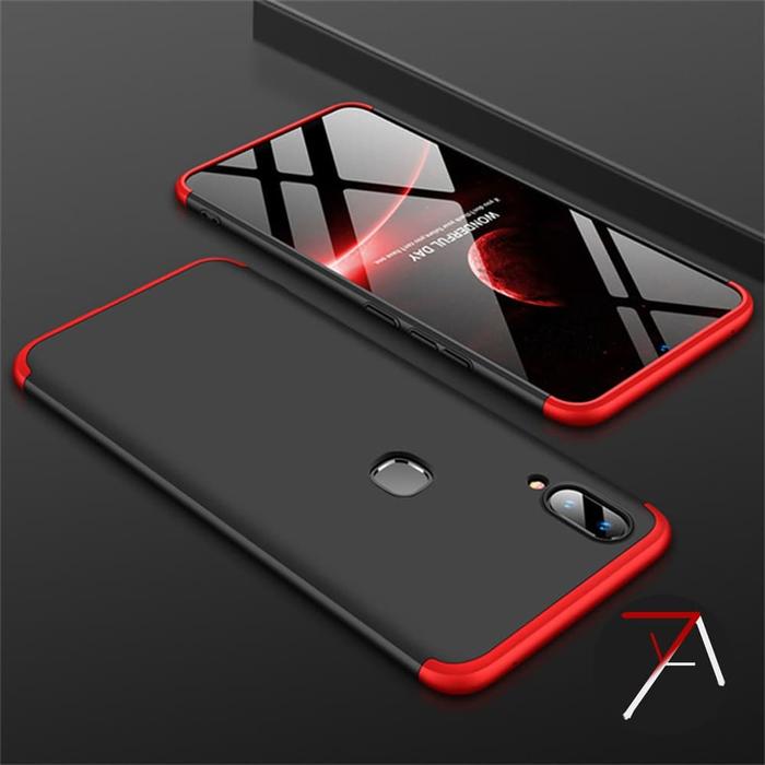 Gambar Vivo Y95 Y91C Y91 Y93 2019 GKK Armor Protective Slim Back Cover Case - Hitam-Merah, Vivo Y91C dari 17 Agustus Case undefined Tokopedia