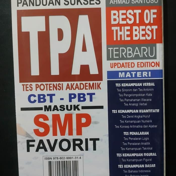 Jual Buku Buku Panduan Sukses Tpa Tes Potensi Akademik Cbt Pbt Masuk Smp Jakarta Selatan Vickyhastuti Tokopedia