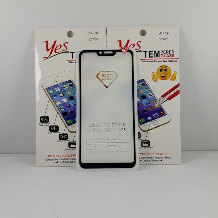 Jual Oppo A3S Anti Gores Kaca Tempered Glass Full Cover Ful Lem