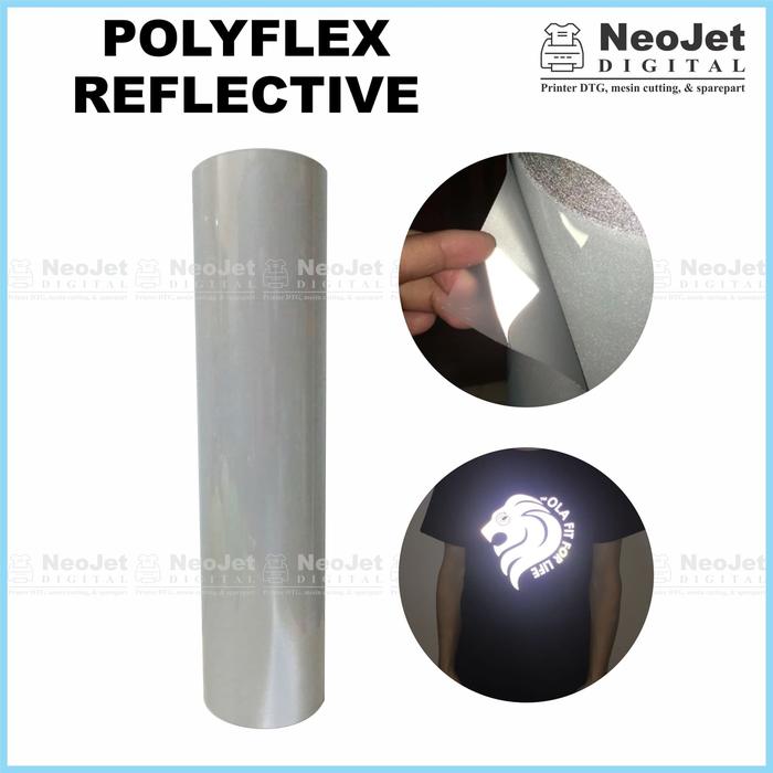 Gambar Polyflex Reflective Reflex Korea Sablon Poliplek Poliflek Polifex dari NeoJet Digital undefined Tokopedia