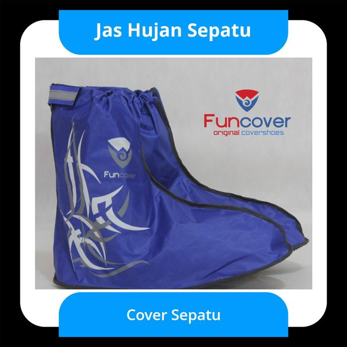 Gambar Jas hujan sepatu - Biru, M dari WajahBali undefined Tokopedia
