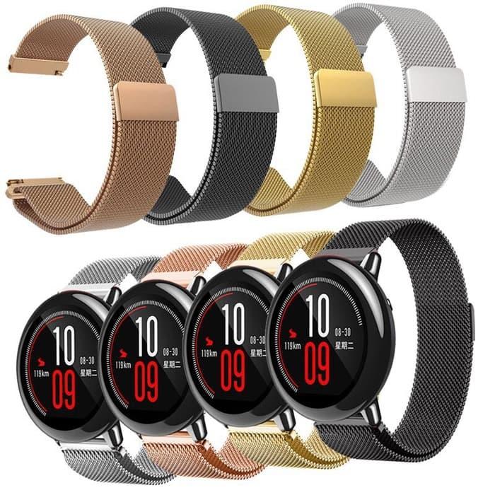 Jual STRAP TALI JAM MILANESE MAGNETIK XIAOMI HUAMI AMAZFIT PACE