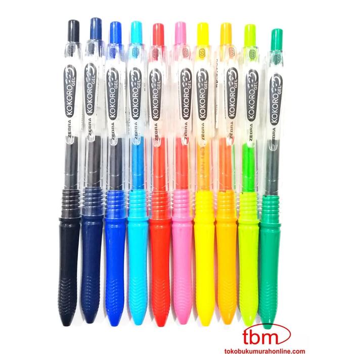 Gambar BOLPEN KOKORO ZEBRA 0.5 dari TBMODHI undefined Tokopedia