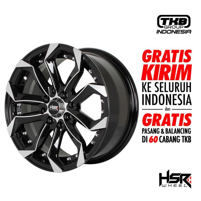 Gambar Velg Mobil HSR LABANG H5120 R15 [LIMITED] dari HSR Wheel undefined Tokopedia