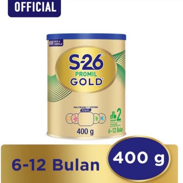 Promo Harga S26 Promil Gold 2 Susu Formula Bayi 6-12 Bulan 400 gr - Tokopedia