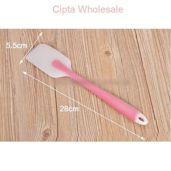 Gambar Spatula silikon food grade Sendok kue tahan panas - Biru dari Mail Living undefined Tokopedia