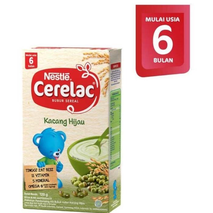 Gambar CERELAC KACANG HIJAU 120G dari toko murah meriah. undefined Tokopedia