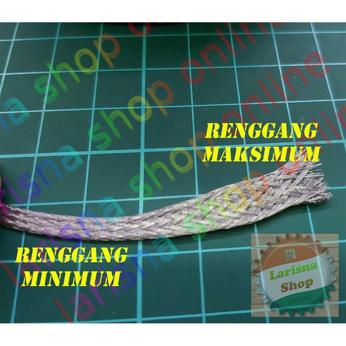 Gambar Kabel Anyam Tinned Copper Braid Tubular 4 mm Screen Anti EMI dari LarisnaShop undefined Tokopedia