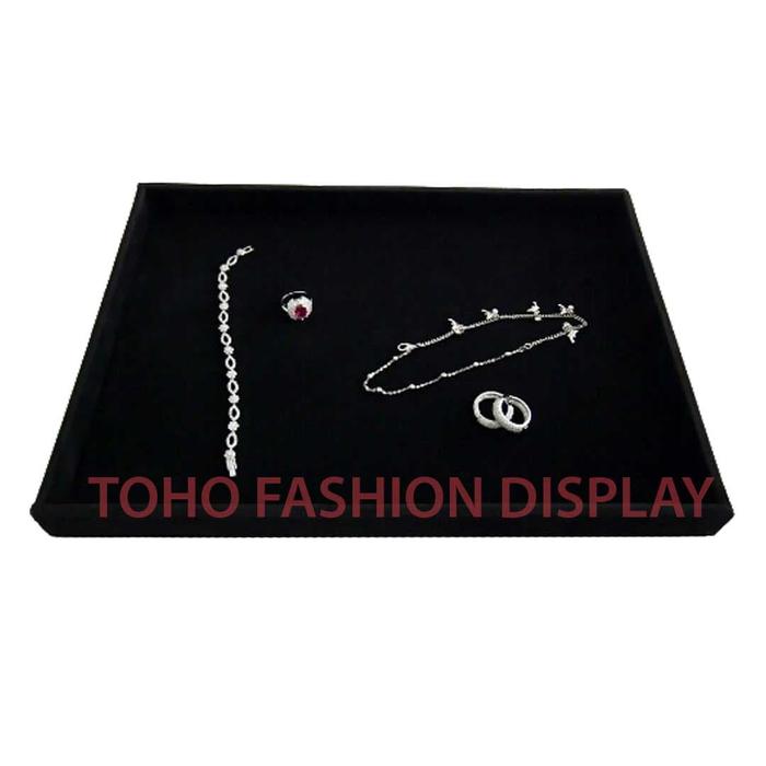 Gambar Display nampan beludru untuk perhiasan dan aksesoris dari Toho Fashion Display undefined Tokopedia