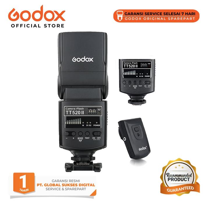 Gambar Godox TT520 II Trigger Speedlite / Godox TT520II/ Godox TT 520II/520II dari Godox Official Store undefined Tokopedia