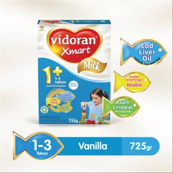 Gambar Vidoran Xmart 1 Nutriplex Susu Formula [725 g] - Vanilla dari JJ_FASHION89 undefined Tokopedia