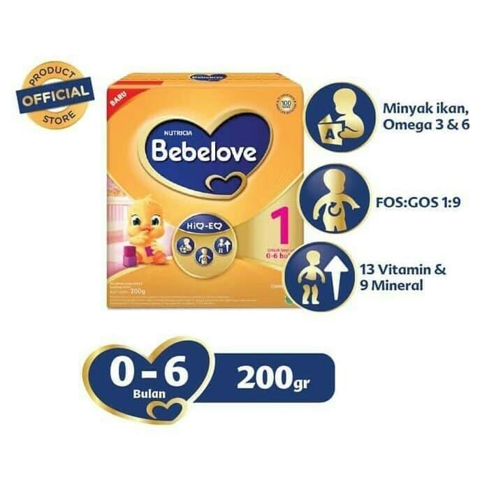 Gambar BEBELOVE 0-6 BULAN 200GR BEBELOVE 1 USIA 0-6 BULAN dari MAMASUSU undefined Tokopedia