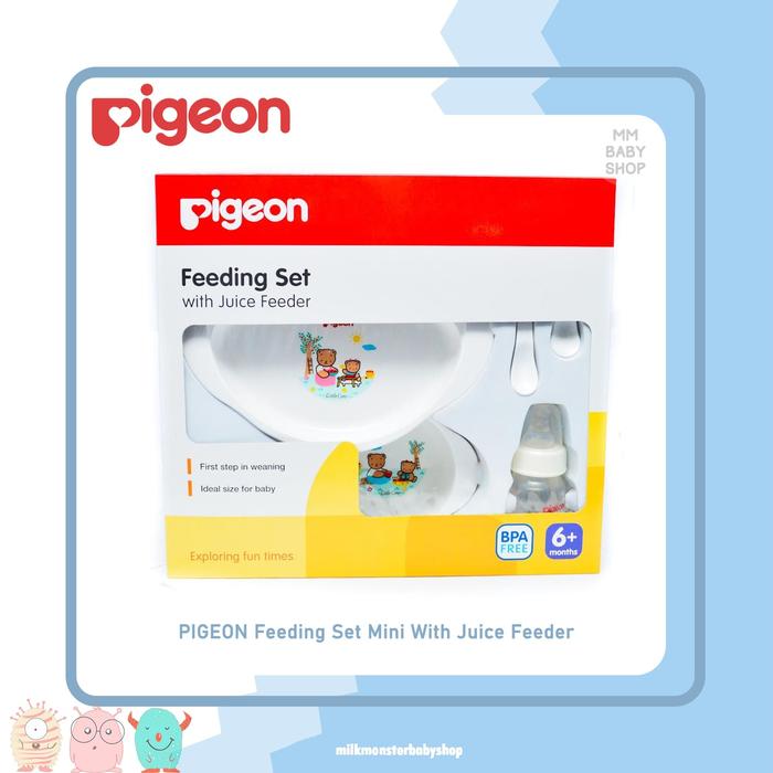 Gambar PIGEON FEEDING SET WITH JUICE FEEDER dari Milk Monster Baby Shop undefined Tokopedia