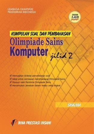 Jual Buku Murah Kumpulan Soal Dan Pembahasan Olimpiade Komputer Jilid 2 Jakarta Barat Nilam Nasyiah Tokopedia