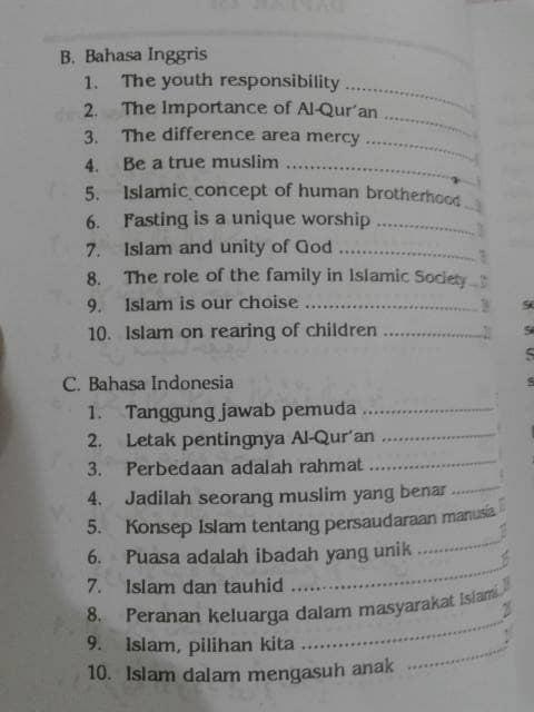 Jual Termurah Baru Contoh Pidato Masa Kini Pidato 3 Bahasa Arab Inggris Jakarta Selatan Imamastuti Tokopedia