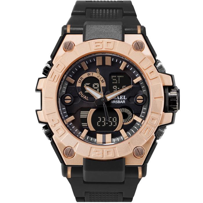 Gambar SMAEL Sport 8003 Original Jam Tangan Pria Digital LED Water Resist - Emas dari Waktu.Shop Store undefined Tokopedia