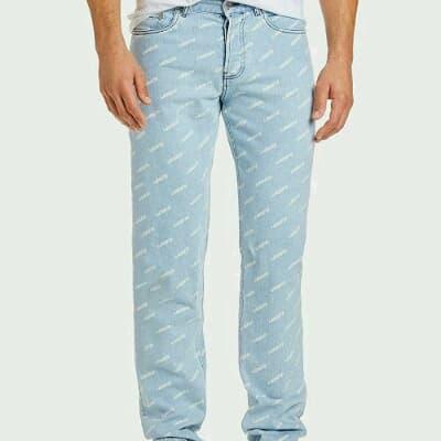 Jual celana jeans Lacoste LIVE Printed 