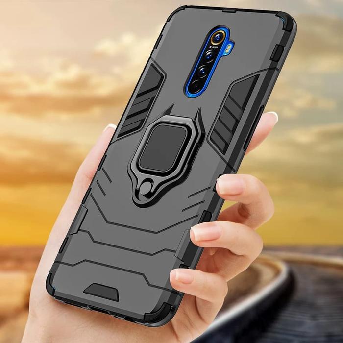 Casing Hardcase Robot Realme X2 Pro Hard Back Case Merah
