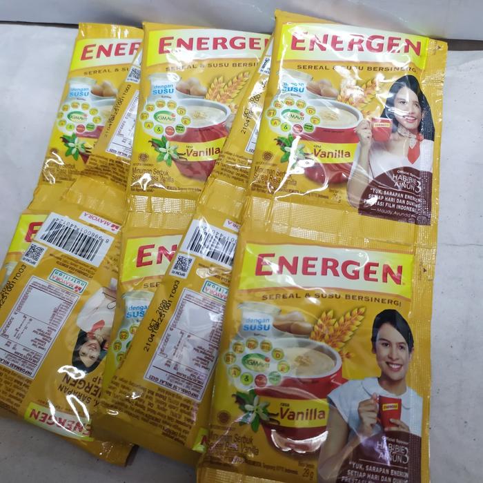 Gambar energen sereal & susu 10pcs - vanila dari varian Snack_NEW undefined Tokopedia