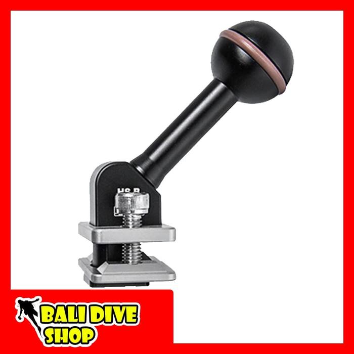 Jual Diving Square Hot Shoe Mount Camera Adapter To Ball Bend