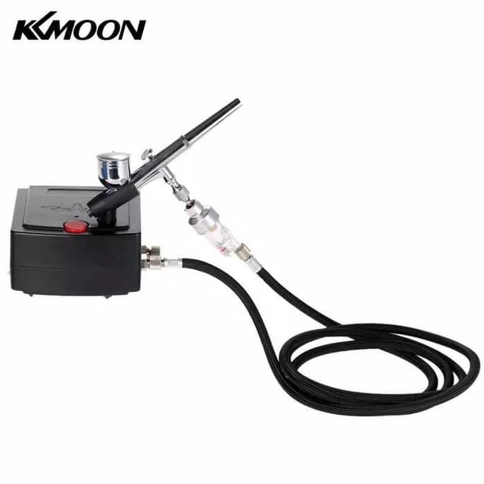 Gambar Kkmoon Portable Airbrush Kit Set Air Brush Gun Set Kompresor Portable dari Hilman Shop1 undefined Tokopedia