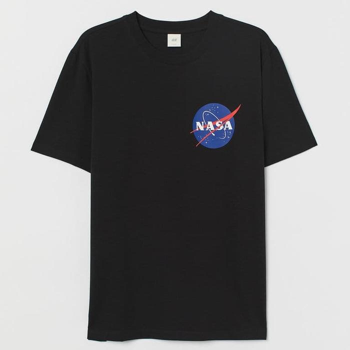 Jual H\u0026M x Nasa Printed T-Shirt - Black - Jakarta Utara - Elxinite.id |  Tokopedia