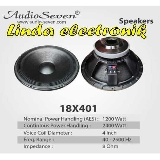 Speaker 18 hot sale inch audio seven