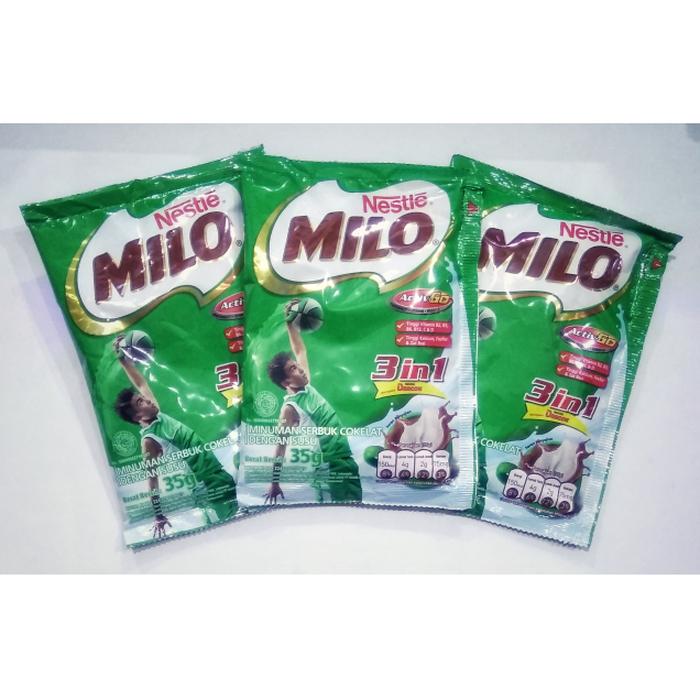 Gambar MILO 3 in 1 dari Murah Meriah Snack undefined Tokopedia