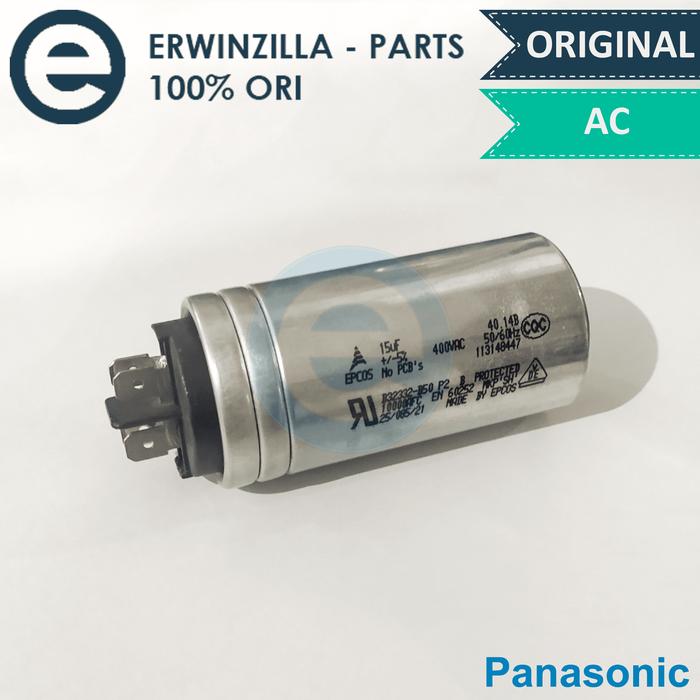 Jual Kapasitor Kompresor 15 Uf Ac 1 2 Pk Panasonic Model Qkj Pkj Mkj Nkj Kota Cirebon Erwinzilla Parts 
