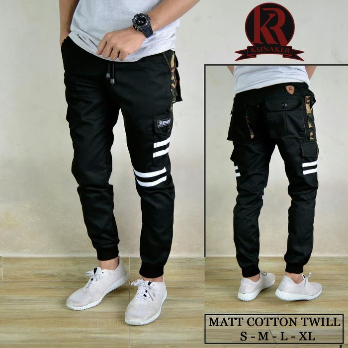 Gambar Celana jogger pria terbaru / celana jogger panjang - Hitam, L dari Remaja Style97 undefined Tokopedia