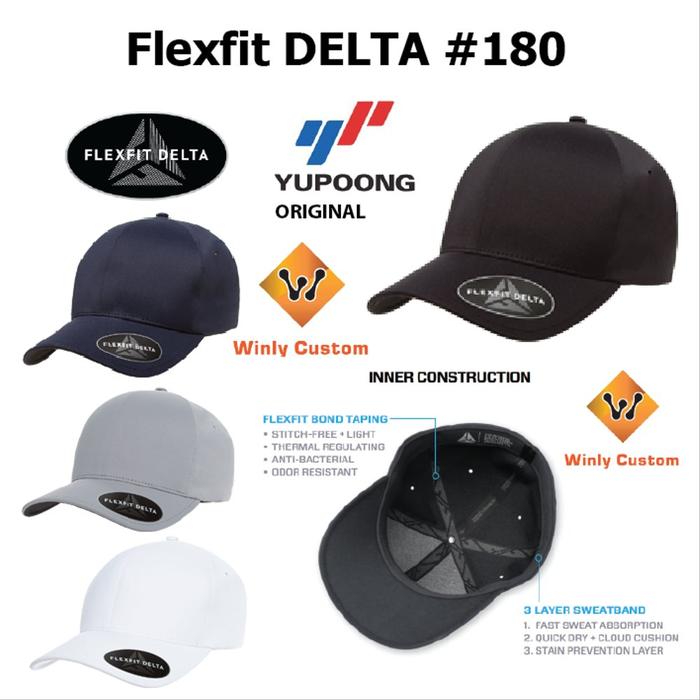 Jual SPECIAL Topi Flexfit Delta 180 