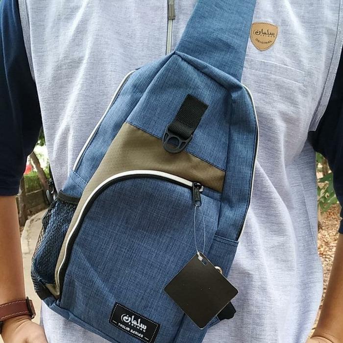 Gambar Tas Selempang Salman - Biru dari AnangovicStore undefined Tokopedia