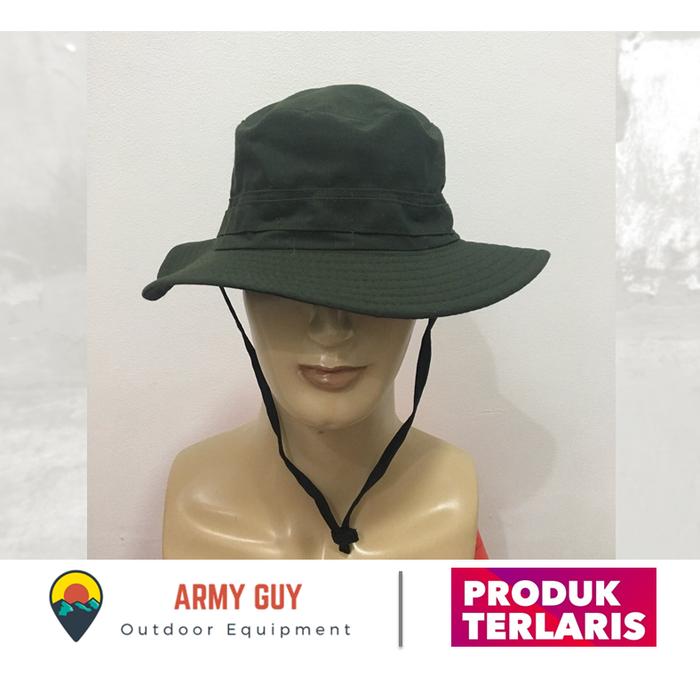 Gambar Topi Rimba Mancing Memancing Outdoor Travel Hiking Camping Kemah dari Army Guy undefined Tokopedia