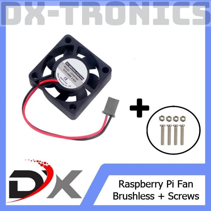 Gambar Fan Raspberry PI Fan 5V Brushless DC Motor dari DX-Tronics undefined Tokopedia