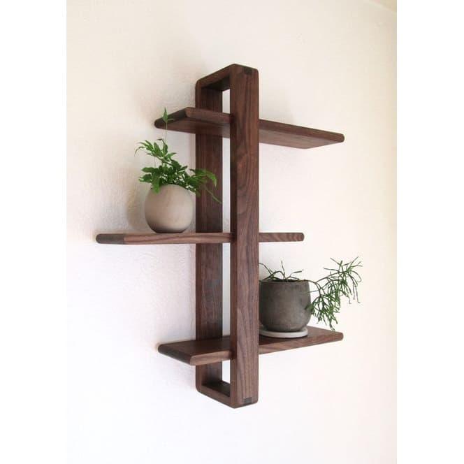 Gambar Rak Dinding / Rak Bunga / Rak Unik / Hanging Shelves dari AKM interior undefined Tokopedia
