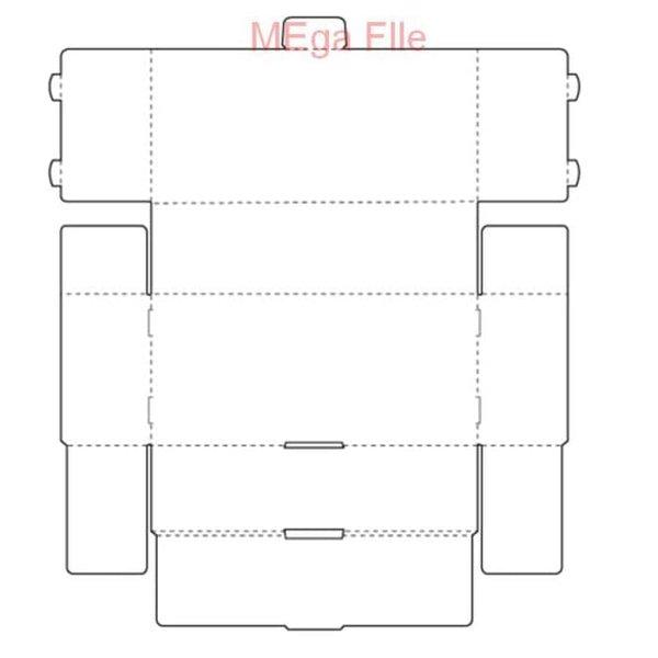 Gambar READY Template Desain Pola Kemasan Packaging Polos Design Cetak dari Mega-File undefined Tokopedia