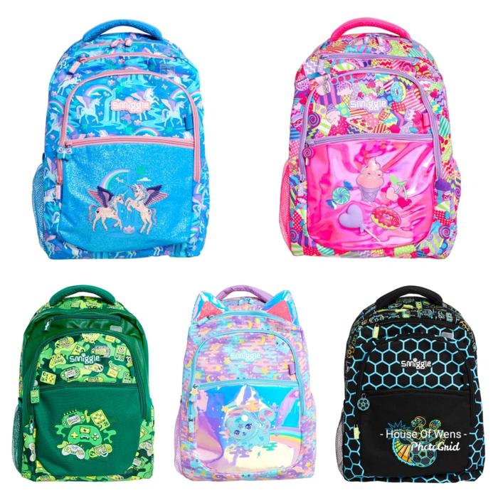 Promo SMIGGLE FAR AWAY BACKPACK TAS BACKPACK SMIGGLE Merah