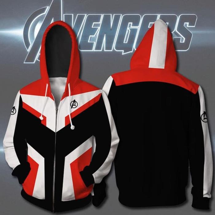 Jual Jaket Marvel Hoodie Unisex Avengers EndGame FullPrint Kota Semarang Yovita Collection Tokopedia