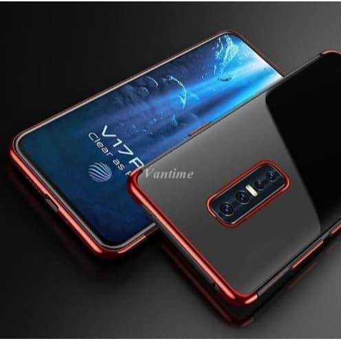 Gambar Vivo V17 PRO Shiny Electro Plating Clear Chrome Soft Case 1540 - Merah dari Bitgadget undefined Tokopedia