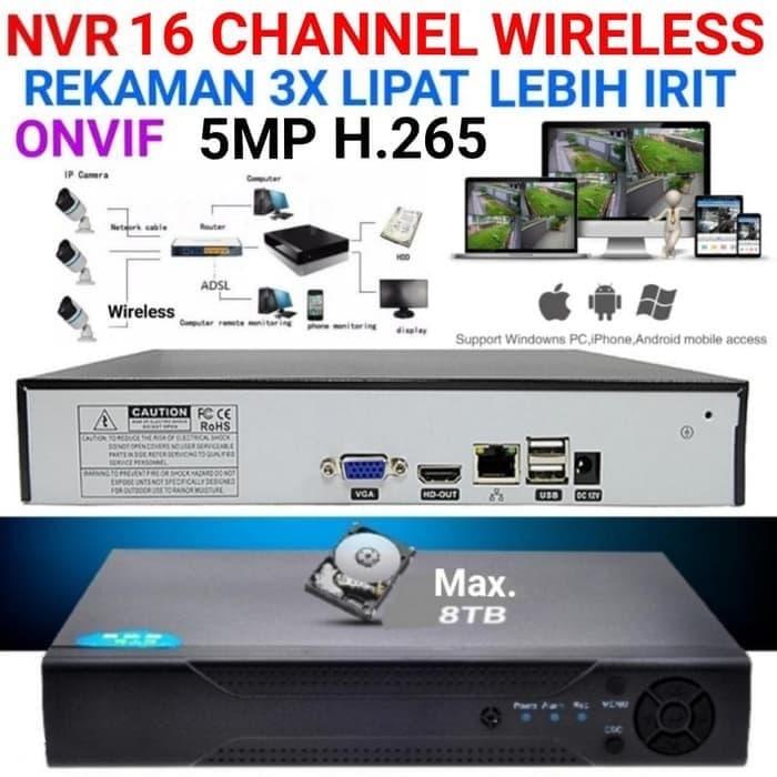 Jual NVR XMEYE 16 Channel 5MP 4K ONVIF H.265 H.264 DVR ICSEE - Jakarta Barat - AntnStore | Tokopedia