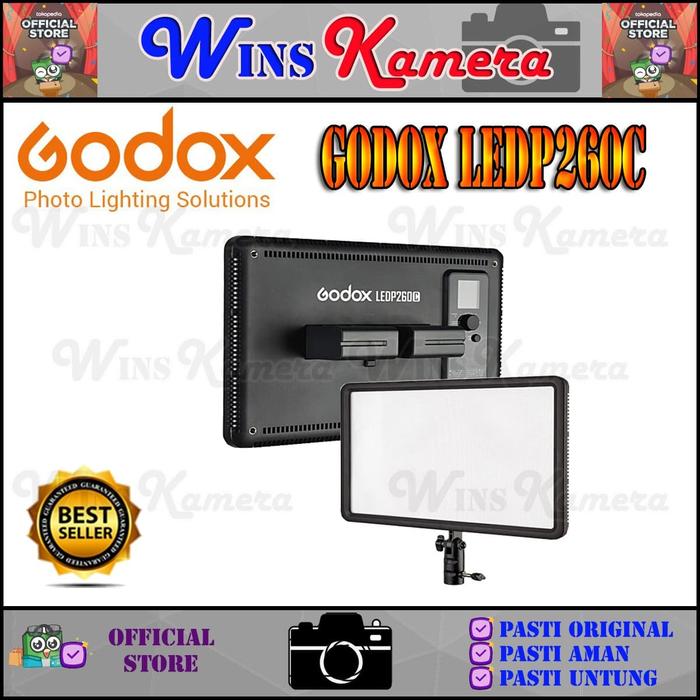 Gambar Godox LED Video Light LEDP260C / LEDP 260C dari WINS OFFICIAL STORE undefined Tokopedia